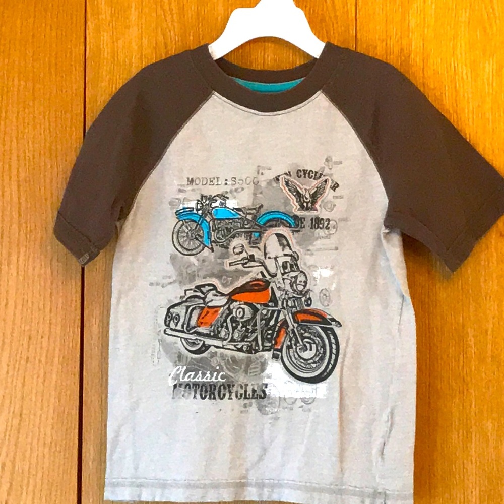 Classic Motorcycles kids 5/6 graphic tee shirt